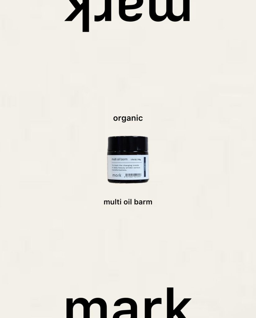 .︎お取り扱い商品の紹介..︎mark マルチオイルバーム..お買い求めはSEAGULLオンラインショップか、店頭まで♩..スタイリング剤..¥3,960..＊インテリアになじむシンプルなパケ..