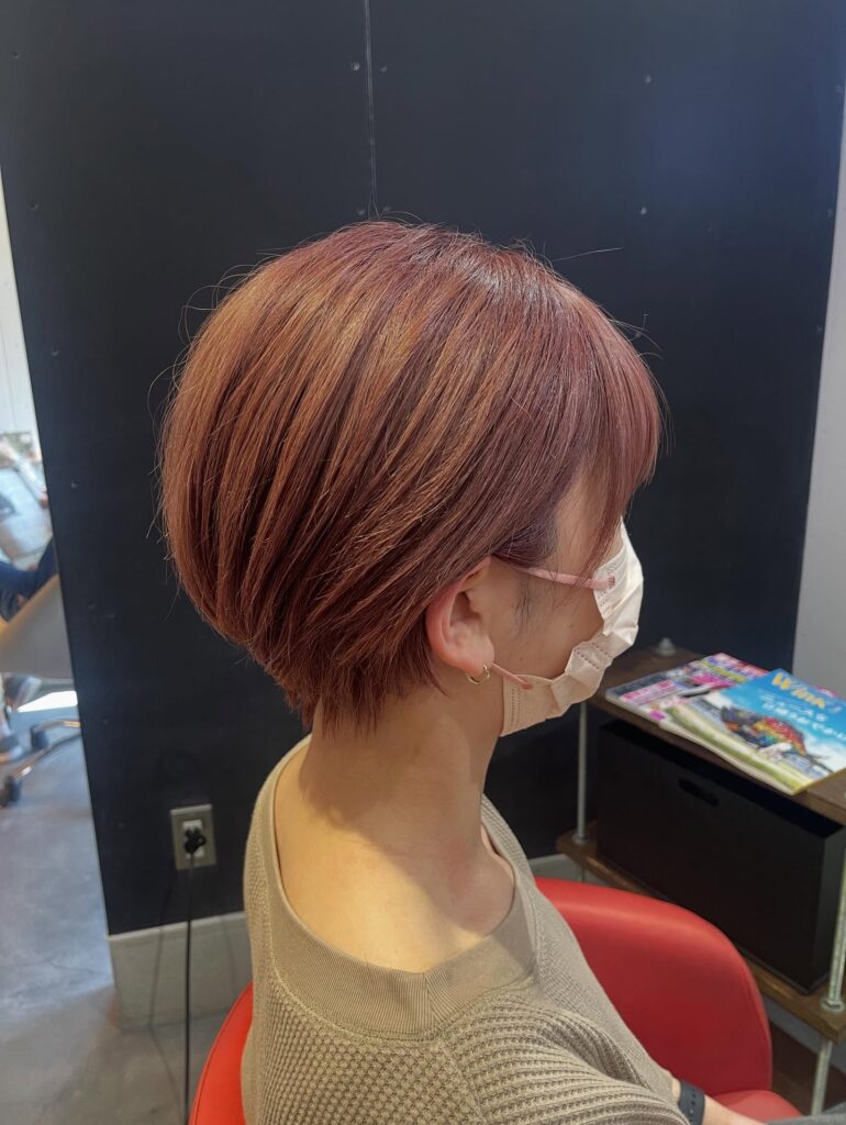 .︎レディース　ピンクカラー(wｶﾗｰ)..初めての方もお気軽にお越しください♩..︎担当者　今田茜..