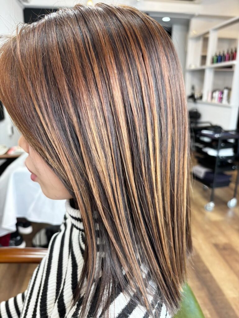 .︎レディース　ハイライトカラー..初めての方もお気軽にお越しください♩..︎担当者　石川..